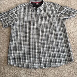 Men's Gray Plaid Shirt